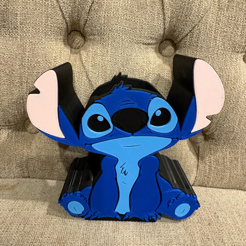 Blue Stitch Character Soap Holder